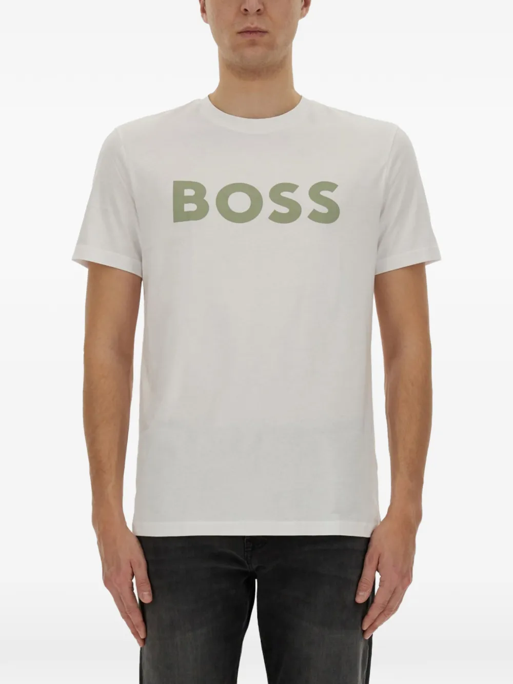 BOSS ロゴ Tシャツ | ホワイト | Image 1