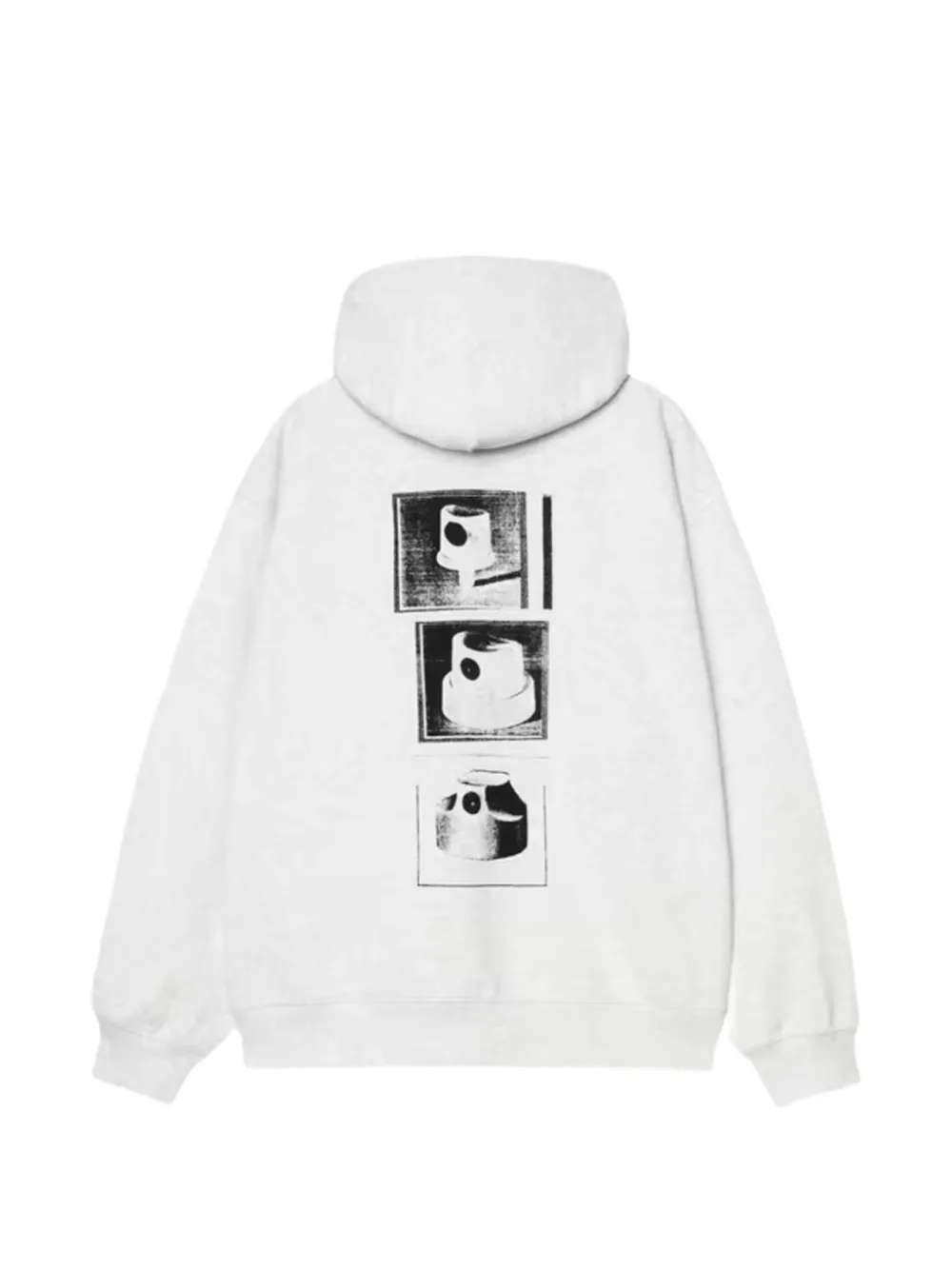 Carhartt WIP Hoodie met logoprint en grafische print Grijs