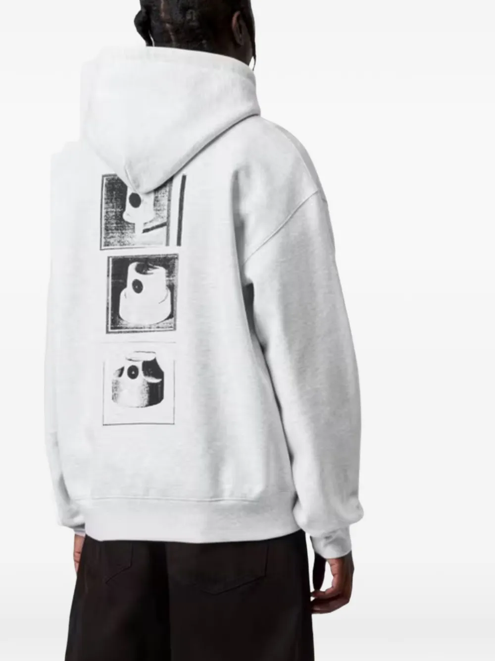 Carhartt WIP Hoodie met logoprint en grafische print Grijs