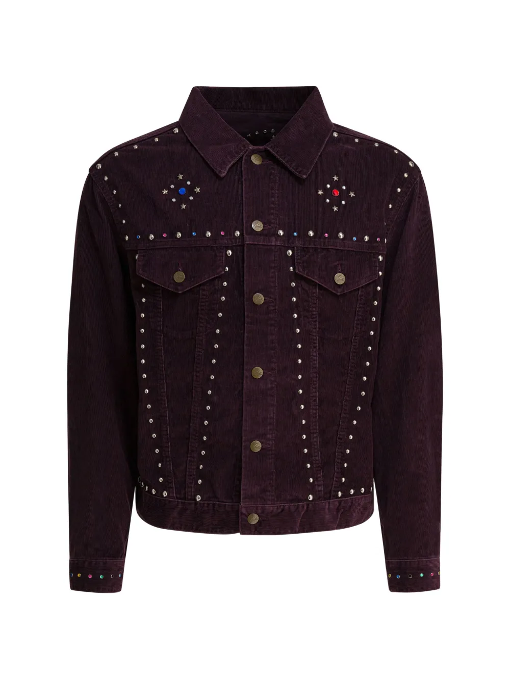 Needles Cordjacke mit Nieten - Rot
