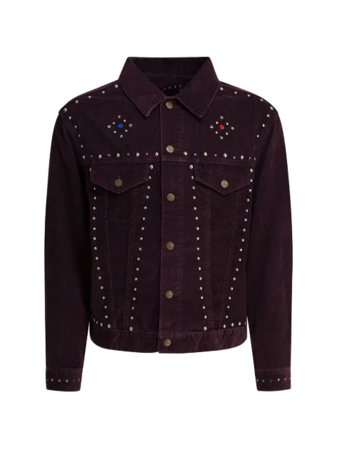 Needles stud-embellished corduroy jacket
