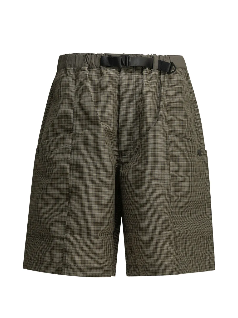 Comme des Garçons Homme Plus plaid belted cargo shorts