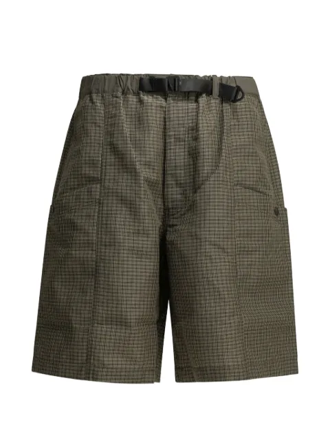 Comme des Garçons Homme Plus plaid belted cargo shorts