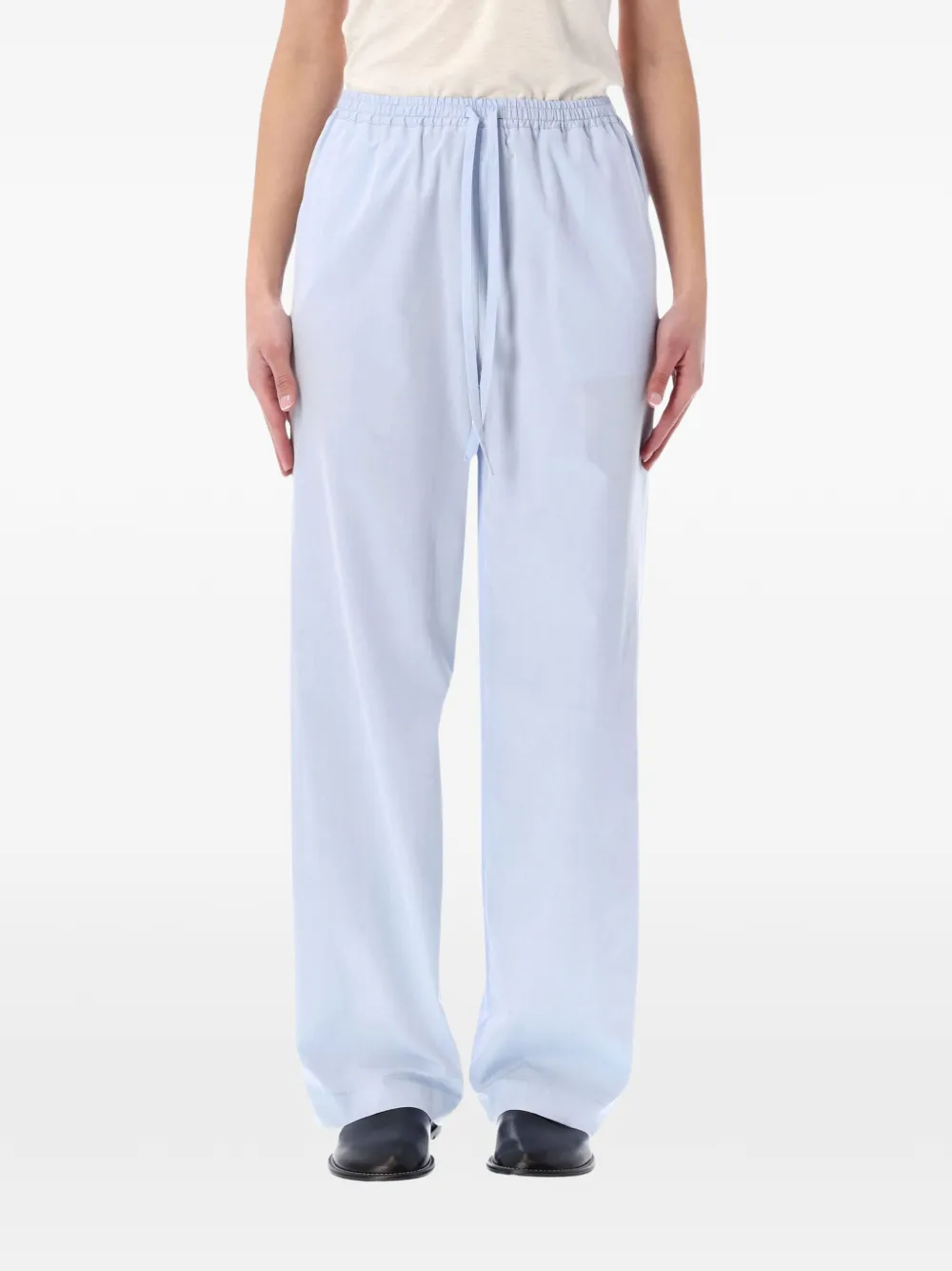 LouLou de Saison pantalon slim en popeline - Bleu LouLou de Saison pantalon slim en popeline - Bleu
