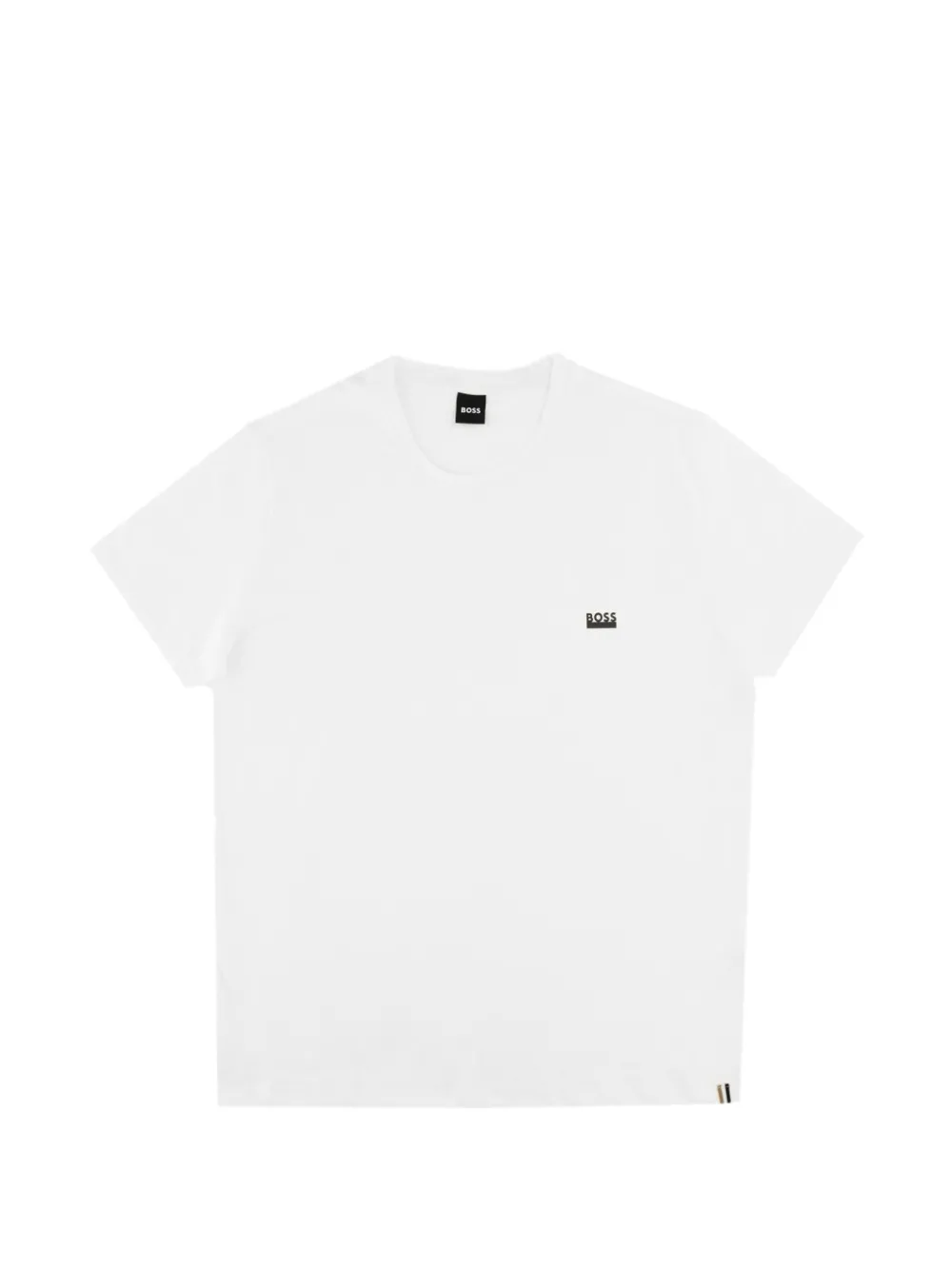 BOSS logo-patch T-shirt - Bianco