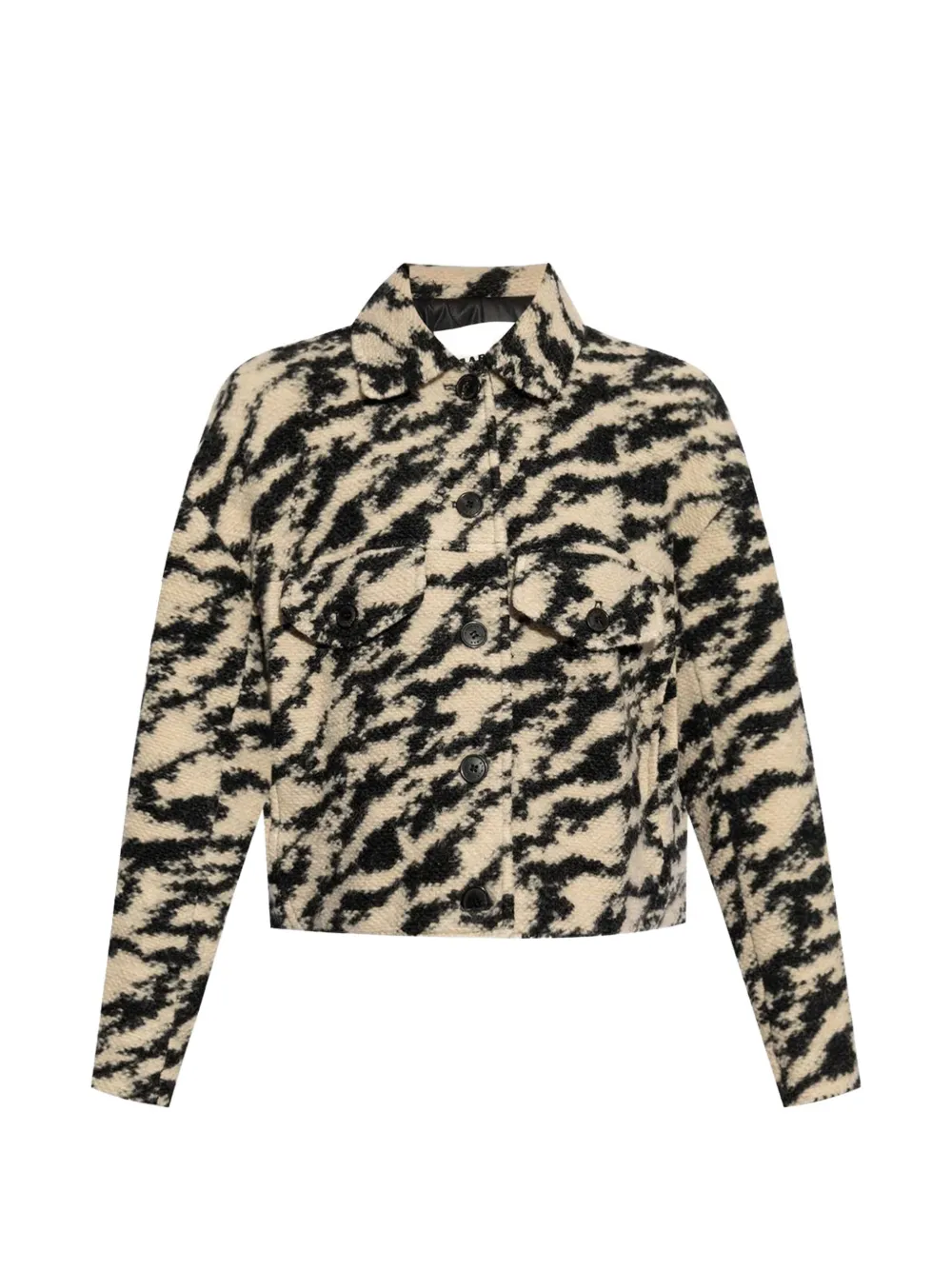 ISABEL MARANT abstract-pattern cropped jacket