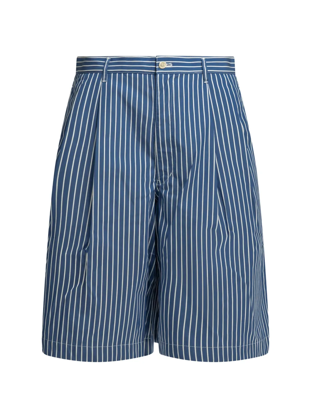Comme Des Garçons Shirt striped pleated shorts