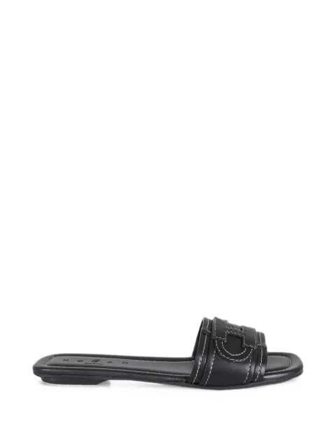 Hogan H685 contrast-stitch sandals