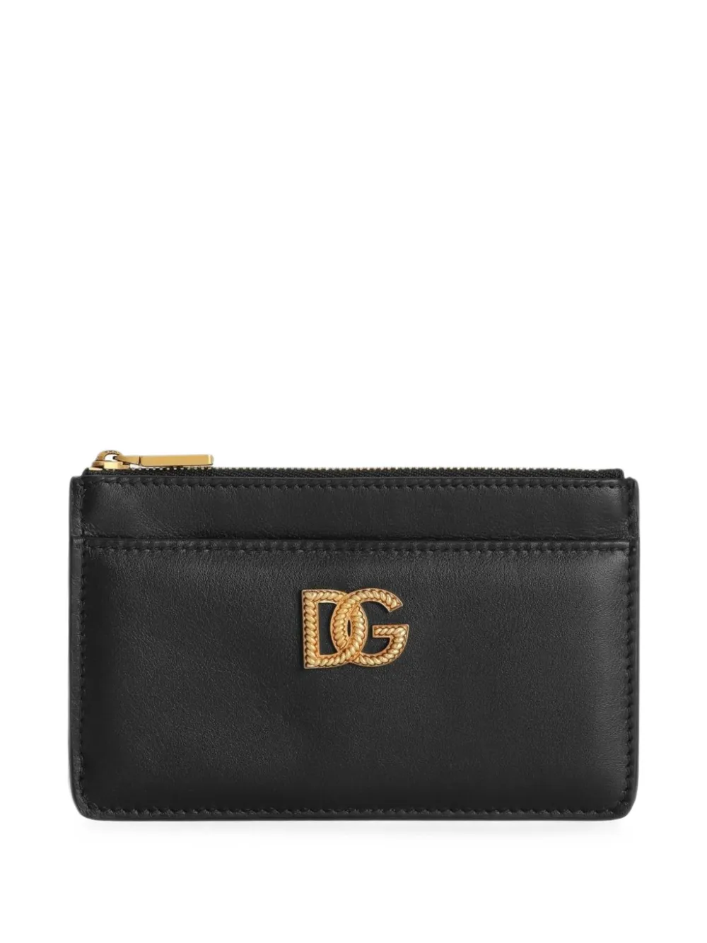 Dolce & Gabbana calfskin card holder with DG logo