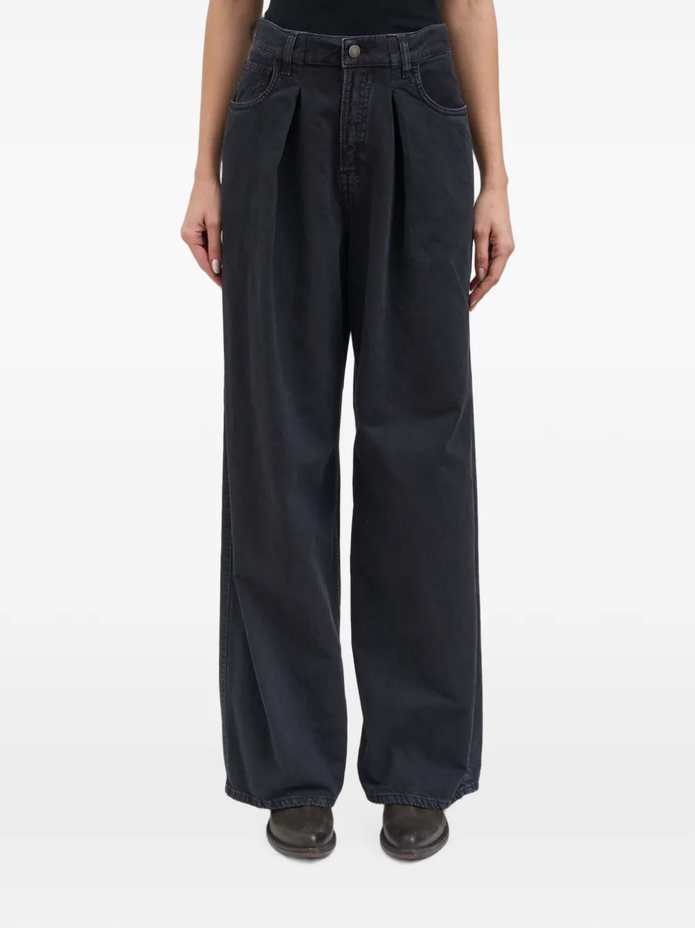 Haikure Candy pleated twill jeans