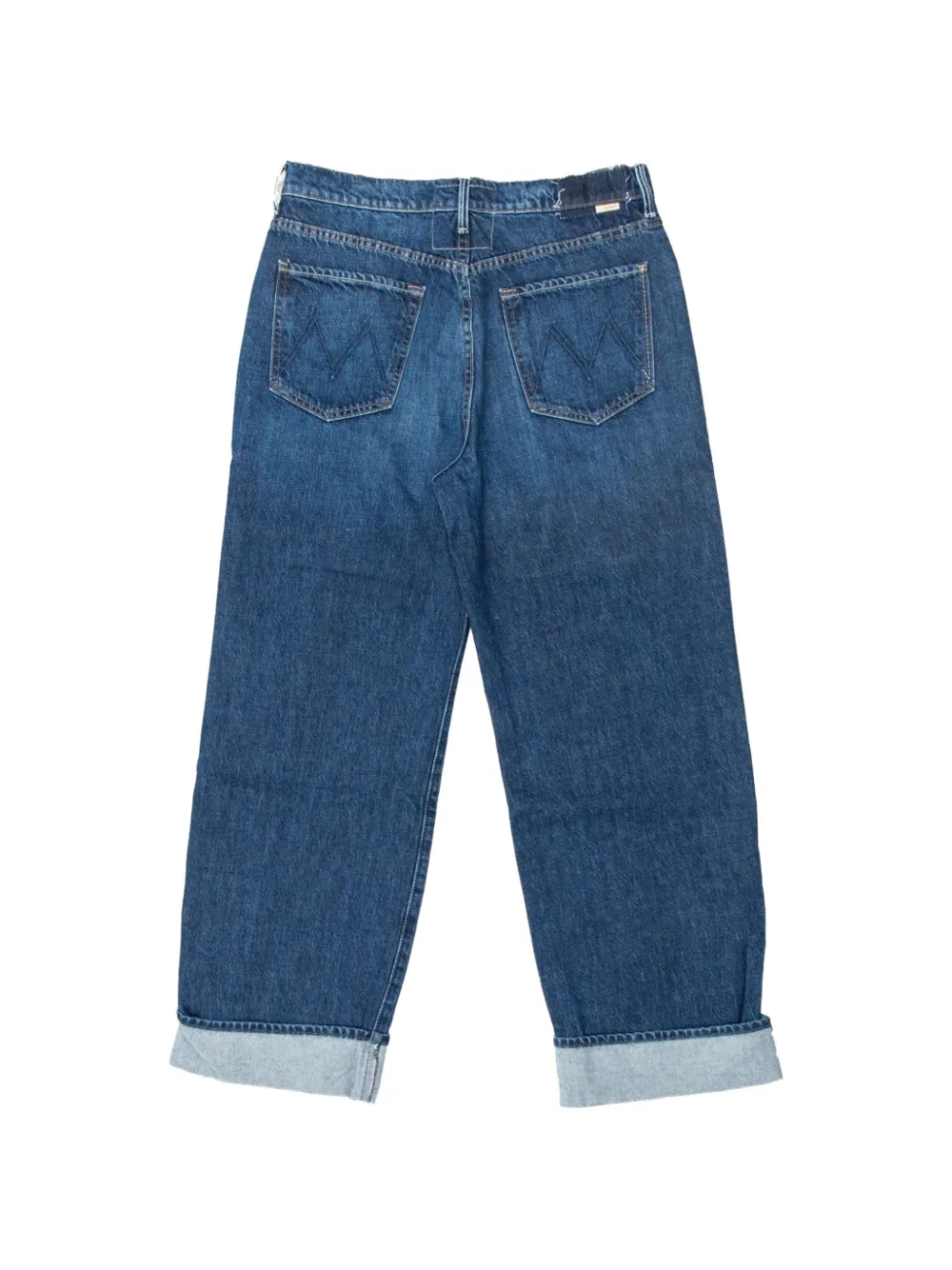 MOTHER Lil Spitfire Nerdy Cuff jeans Blauw