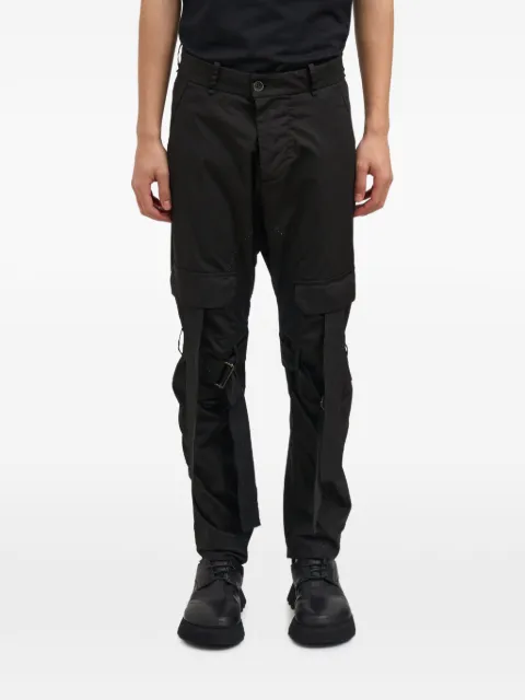 Masnada buckle-strap cargo pants