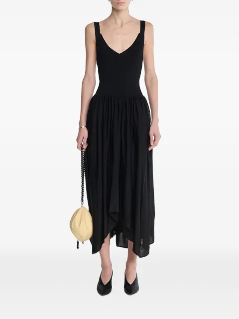 Maria McManus Wave ribbed-knit midi dress