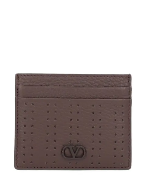 Valentino Garavani VLogo Signature perforated card holder
