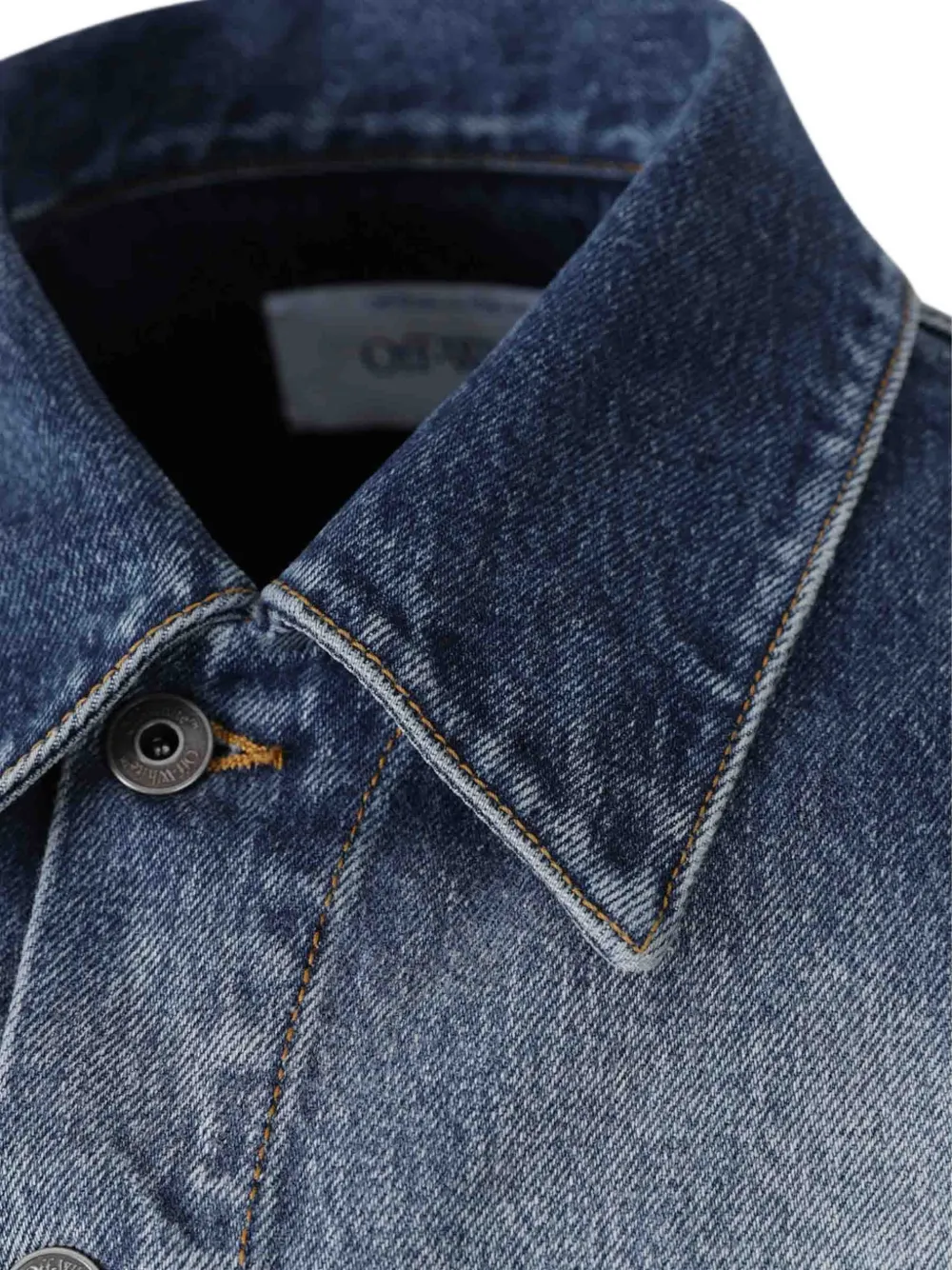 Off-White Denim jack Blauw
