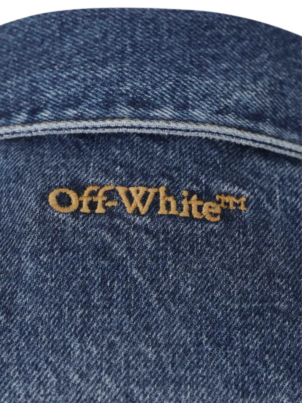 Off-White Denim jack Blauw