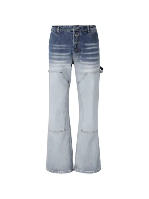 Off-White gradient-effect jeans