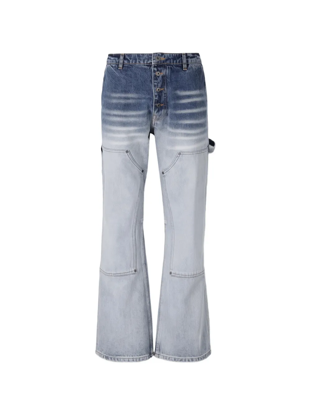 Off-White gradient-effect jeans - Blu