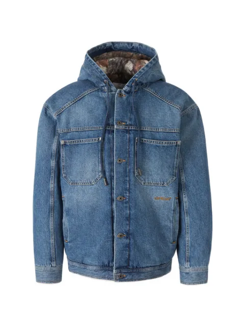 Off-White hooded denim jacket