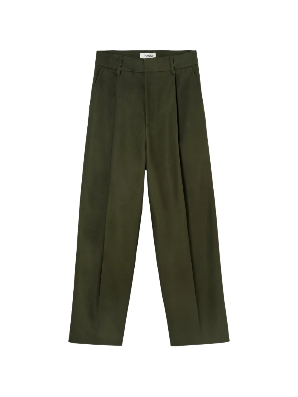 PSOPHIA pleated carrot trousers