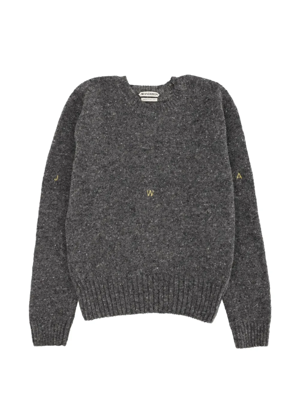 JW Anderson embroidered flecked sweater