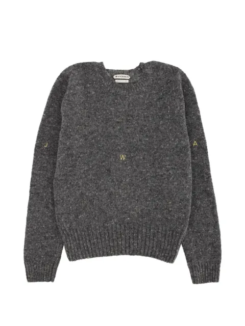 JW Anderson embroidered flecked sweater