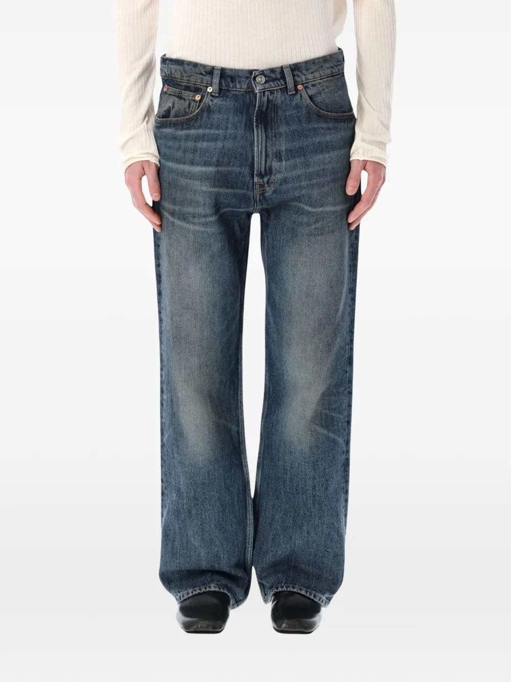 OUR LEGACY Third Cut wide-leg jeans - Blu