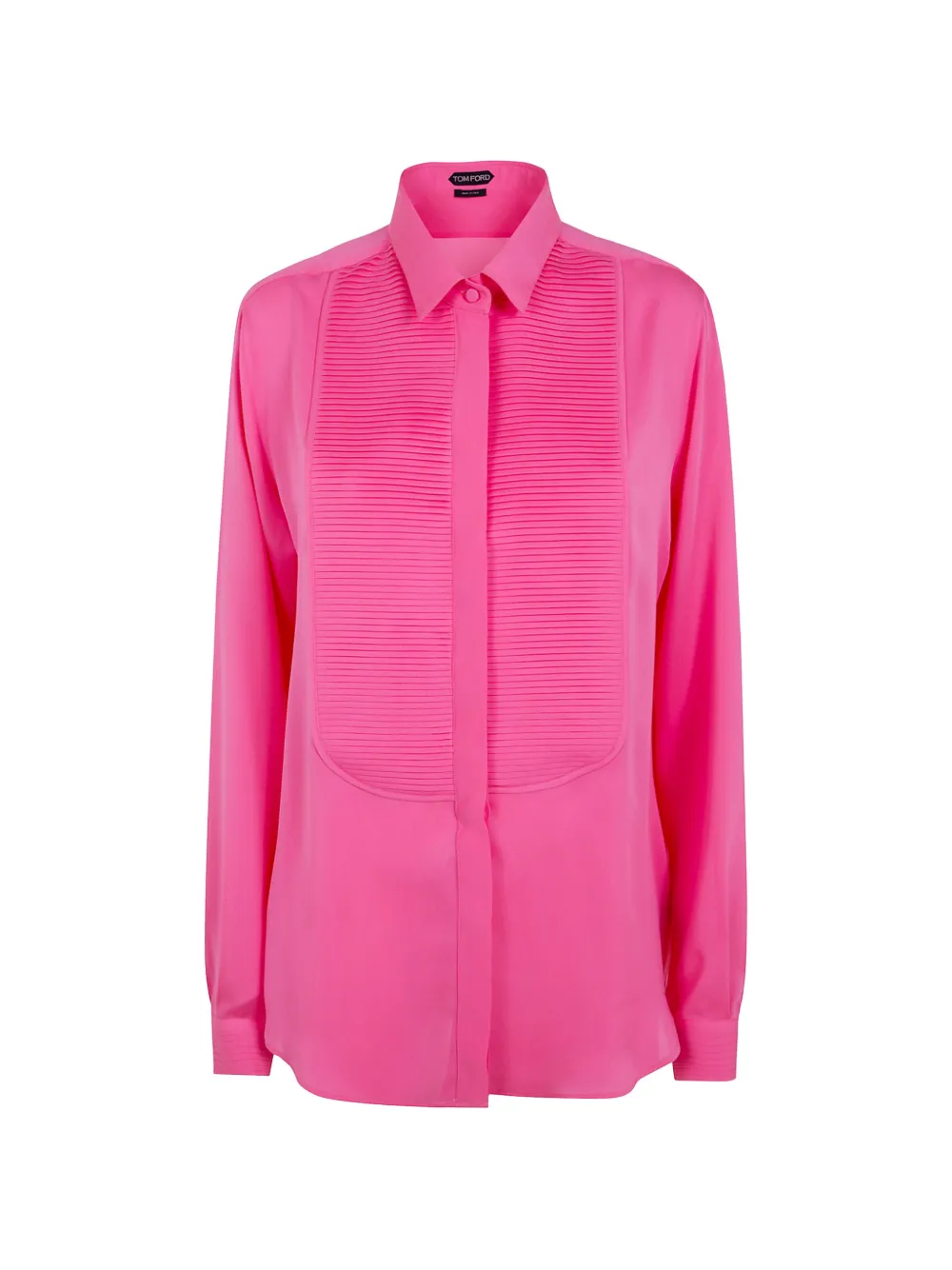 TOM FORD tuxedo silk shirt - Pink