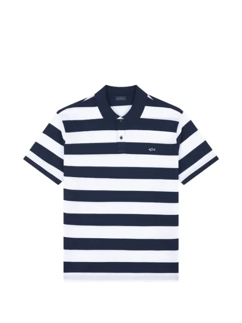 Paul & Shark striped cotton polo shirt