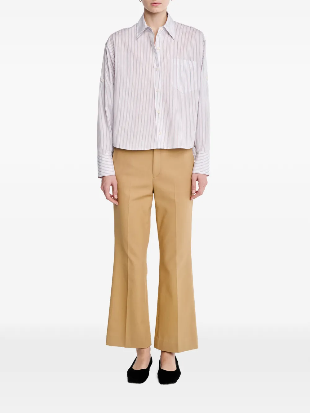 Maria McManus mid-rise flared trousers