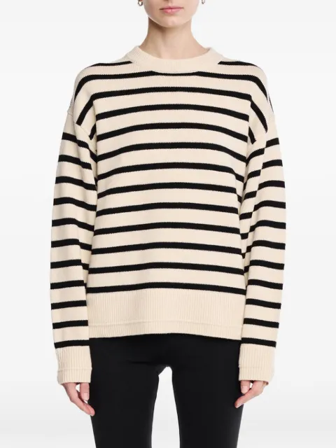 Maria McManus ladder-stitch striped sweater