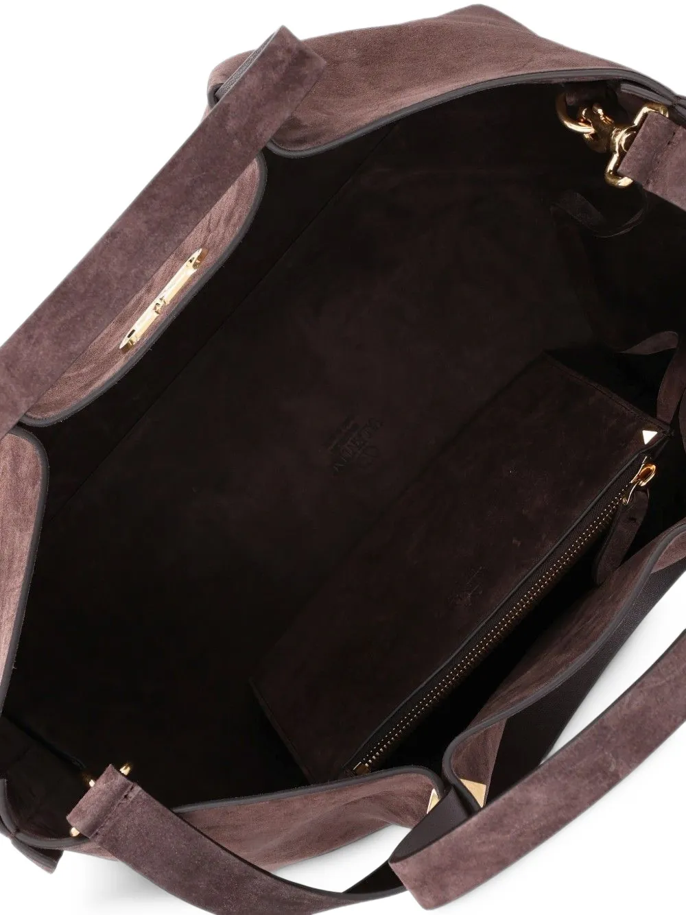 Valentino Garavani VLogo Signature studded tote bag Bruin