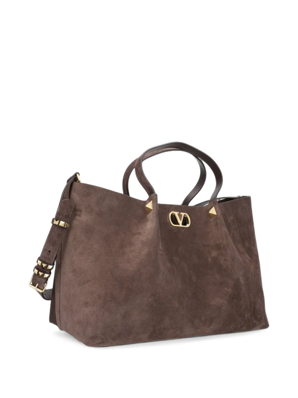 Valentino Garavani VLogo Signature studded tote bag Bruin