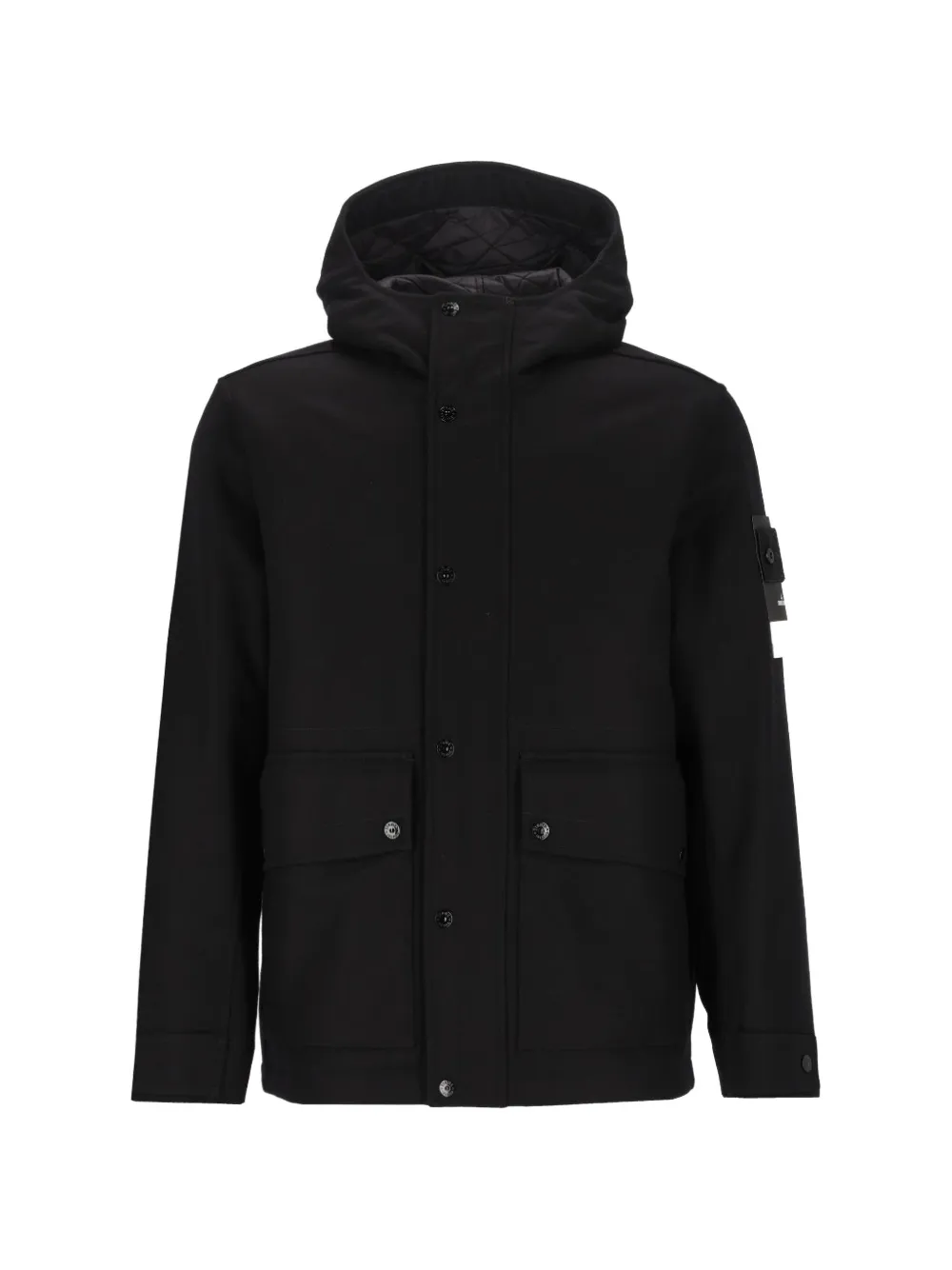 Stone Island 4100018 wool nylon flannel_S.I. Ghost parka