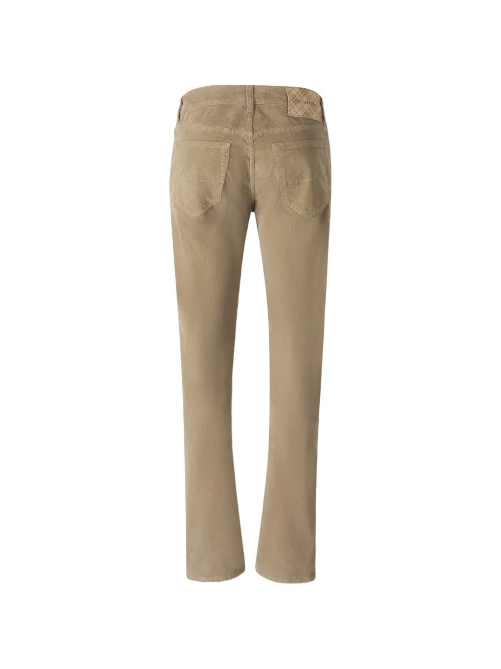 Jacob Cohën corduroy-effect straight-leg trousers Beige