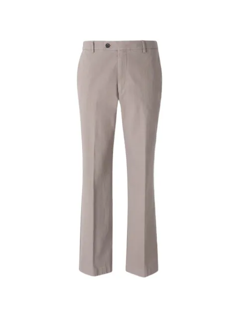Berwich pressed-crease straight-leg trousers