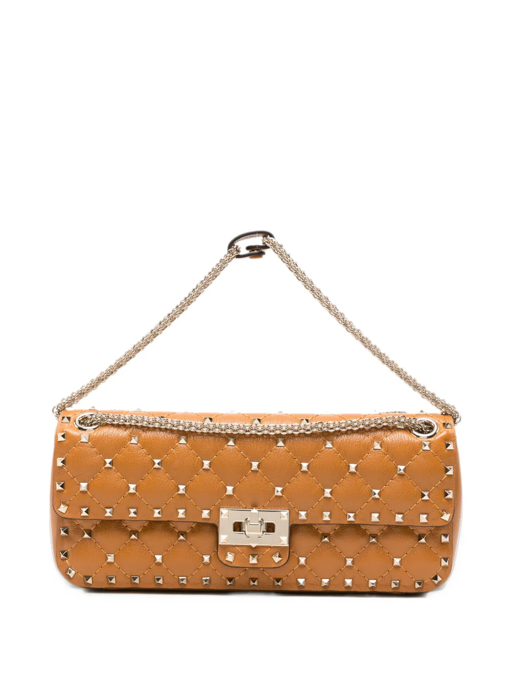 Valentino Garavani Rockstud Spike shoulder bag - Marrone