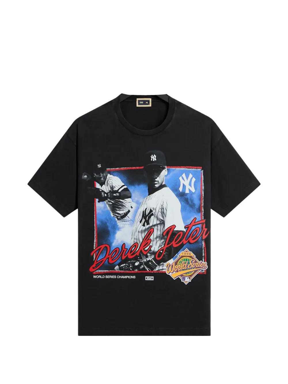 Kith New York Yankees Derek Jeter T-shirt In Animal Print