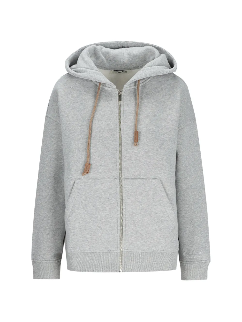 'S Max Mara mélange-effect zip-up hoodie - Gris 'S Max Mara mélange-effect zip-up hoodie - Gris