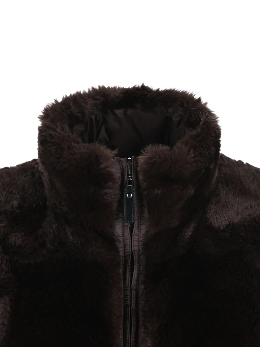 Max Mara Omkeerbare gewatteerde bodywarmer met horizontale stiksels Bruin