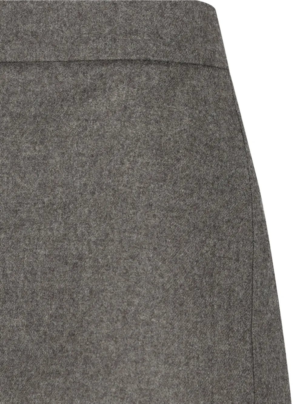 Max Mara Korte vilten wollen rok Grijs