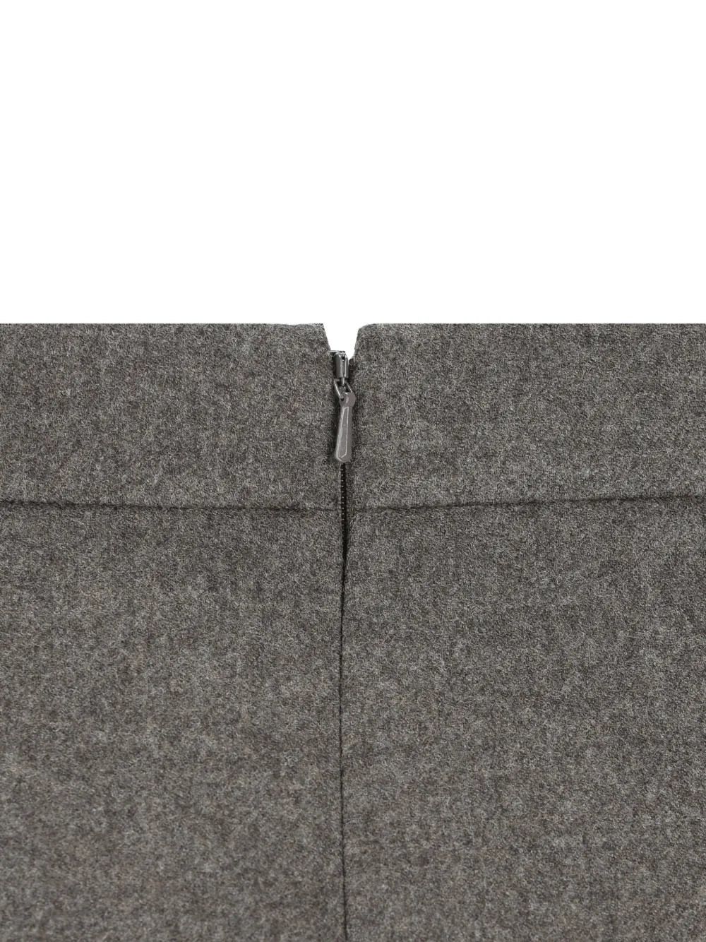 Max Mara Korte vilten wollen rok Grijs