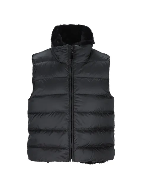 Max Mara chaleco capitonado con diseño reversible