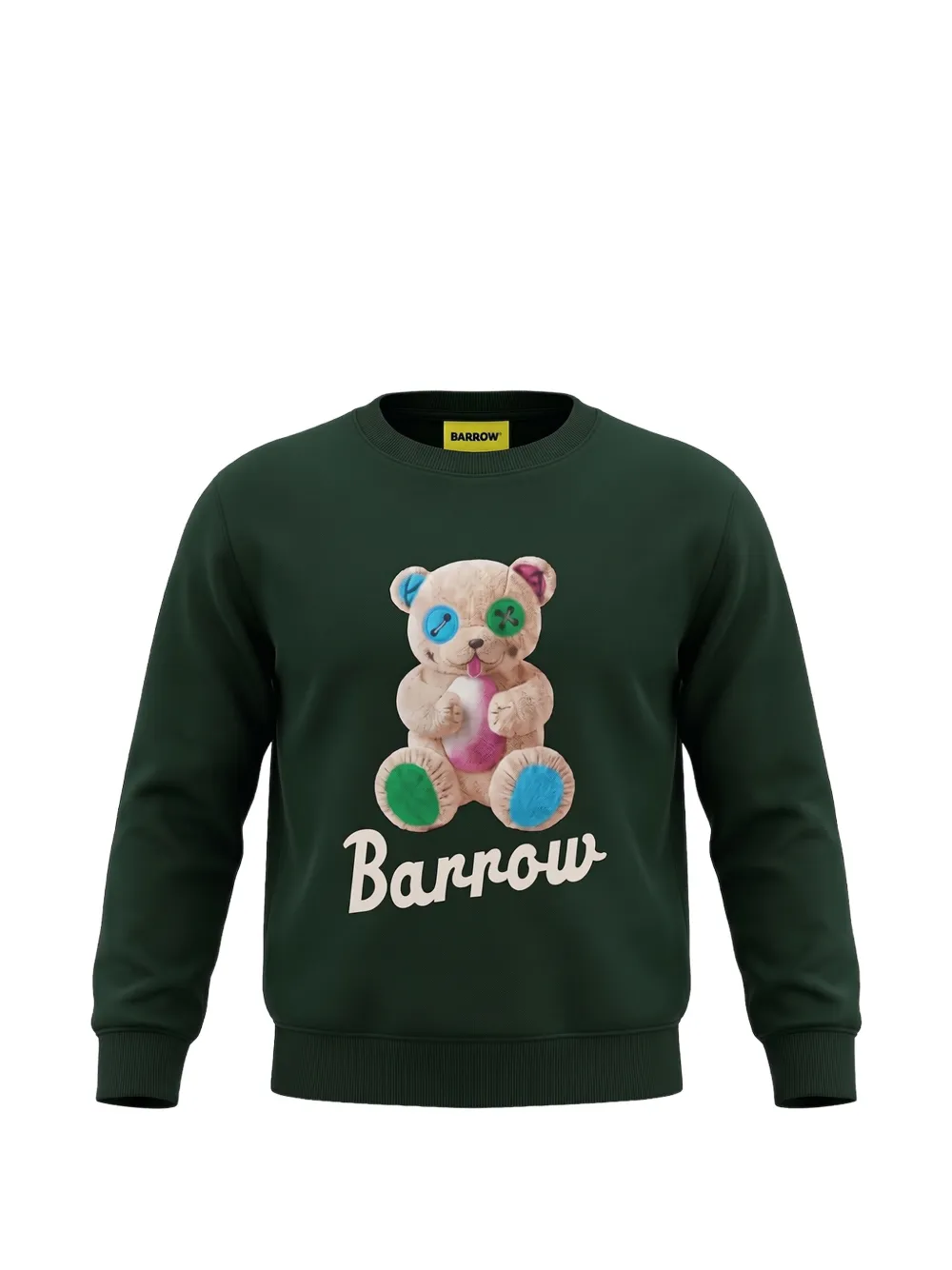 Barrow kids Sweater met teddybeerprint Groen