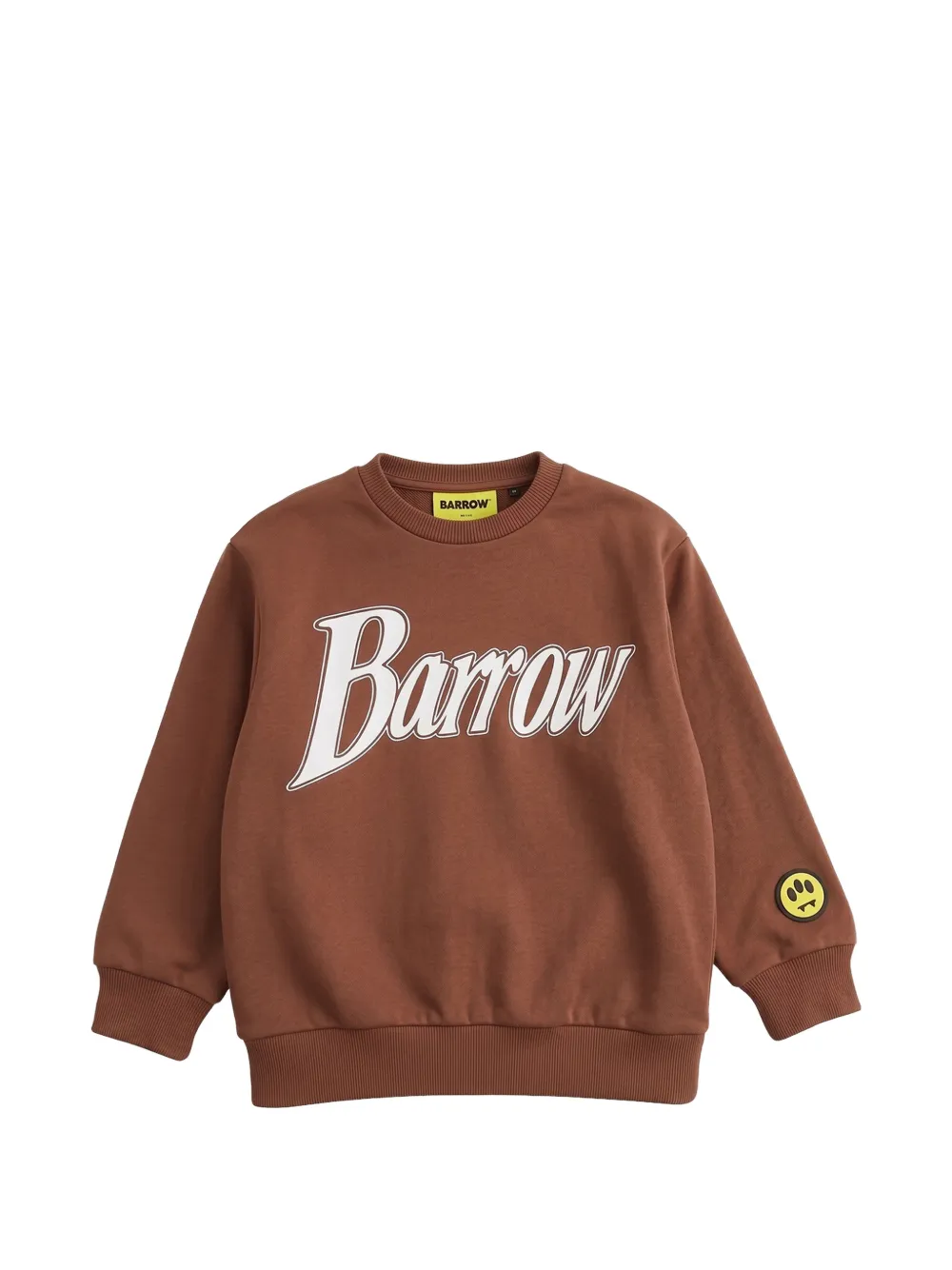 Barrow kids Sweater met logoprint Bruin