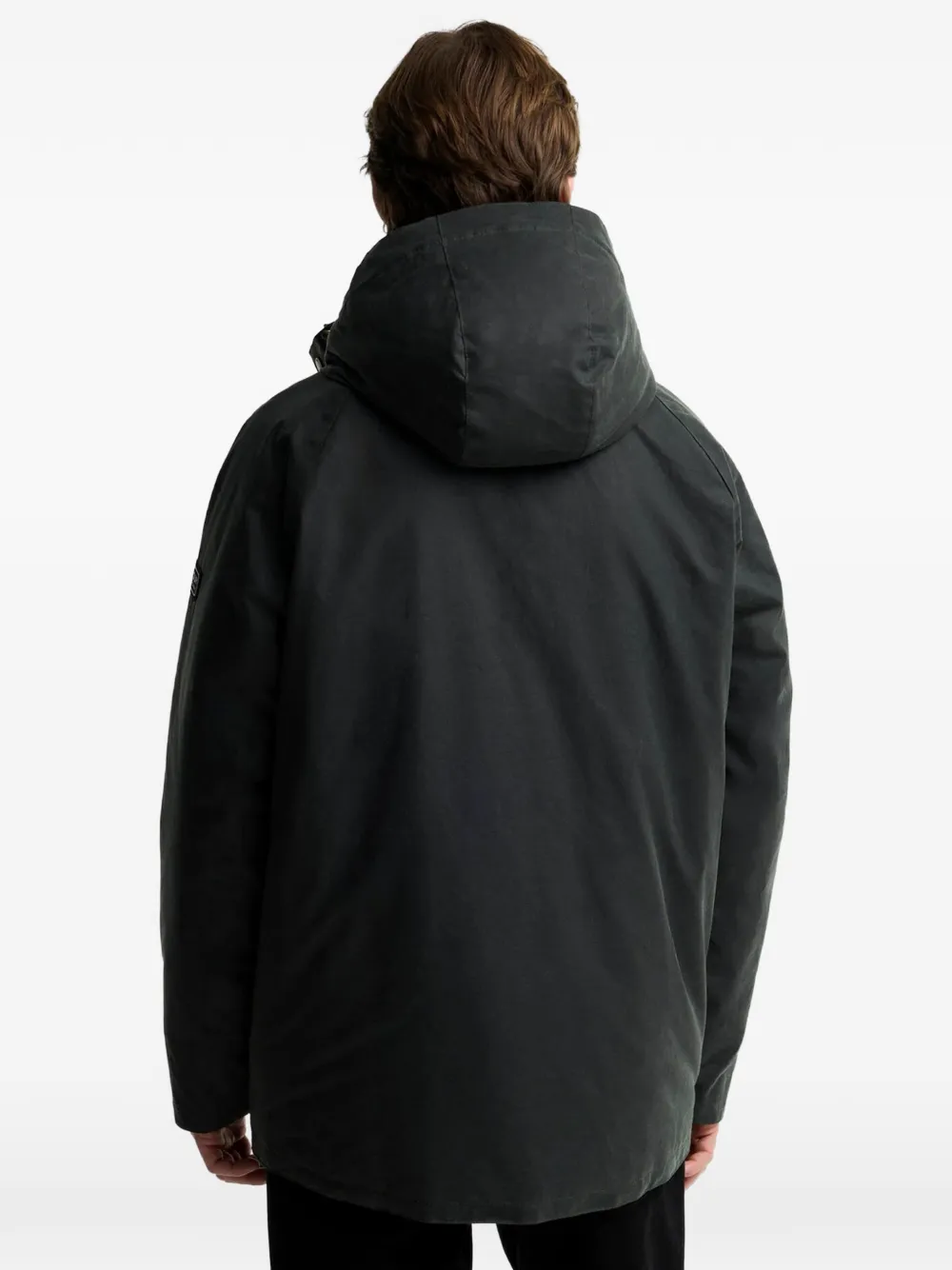 Barbour International Oakdale waxed jacket Groen