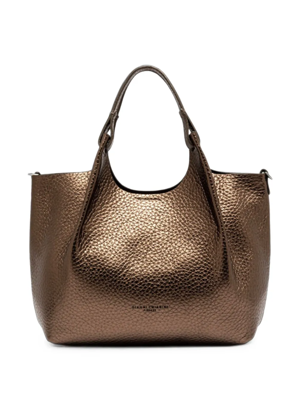 GIANNI CHIARINI Dua metallic leather tote bag