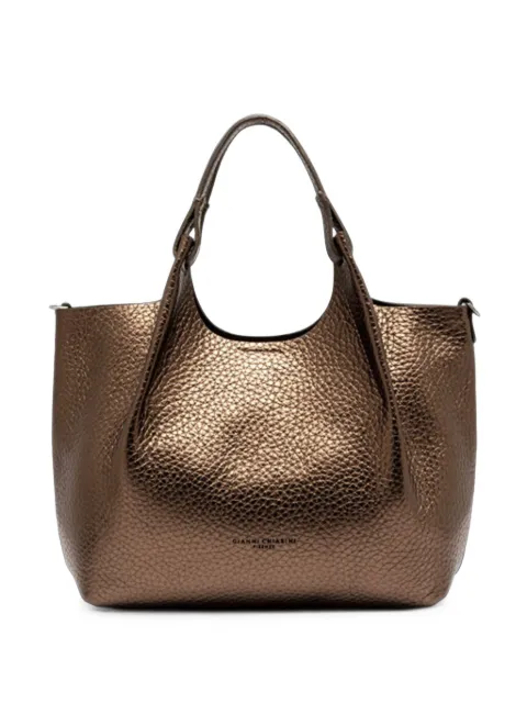 GIANNI CHIARINI Dua metallic leather tote bag