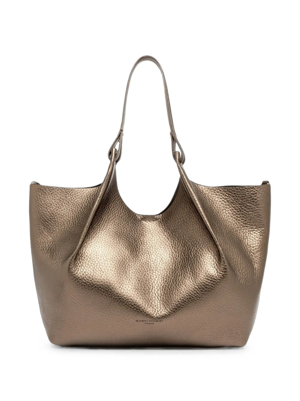 GIANNI CHIARINI Dua metallic leather tote bag