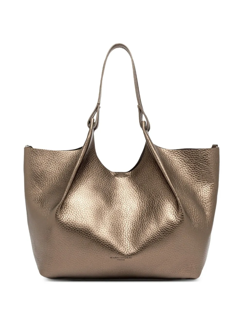 GIANNI CHIARINI Dua metallic leather tote bag